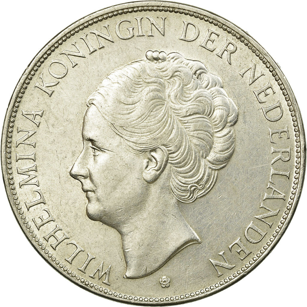 Monnaie, Pays-Bas, Wilhelmina I, 2-1/2 Gulden, 1938, SUP, Argent, KM:165