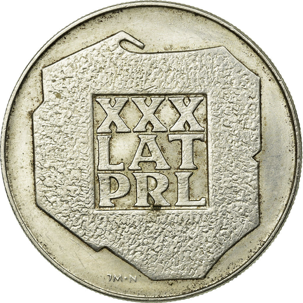 Coin, Poland, 200 Zlotych, 1974, Warsaw, AU(55-58), Silver, KM:72