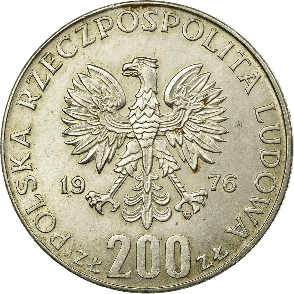 Monnaie, Pologne, 200 Zlotych, 1976, Warsaw, SUP, Argent, KM:86