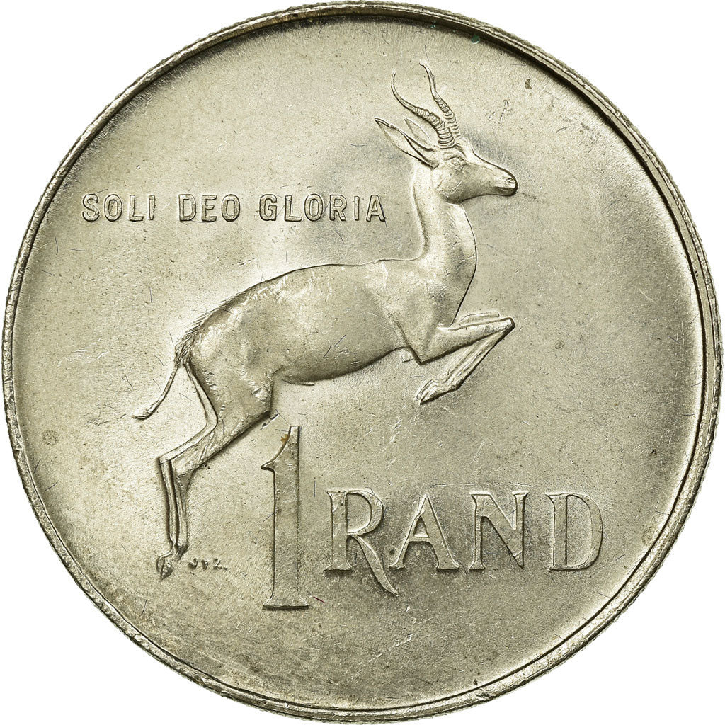 Coin, South Africa, Rand, 1966, AU(55-58), Silver, KM:71.2