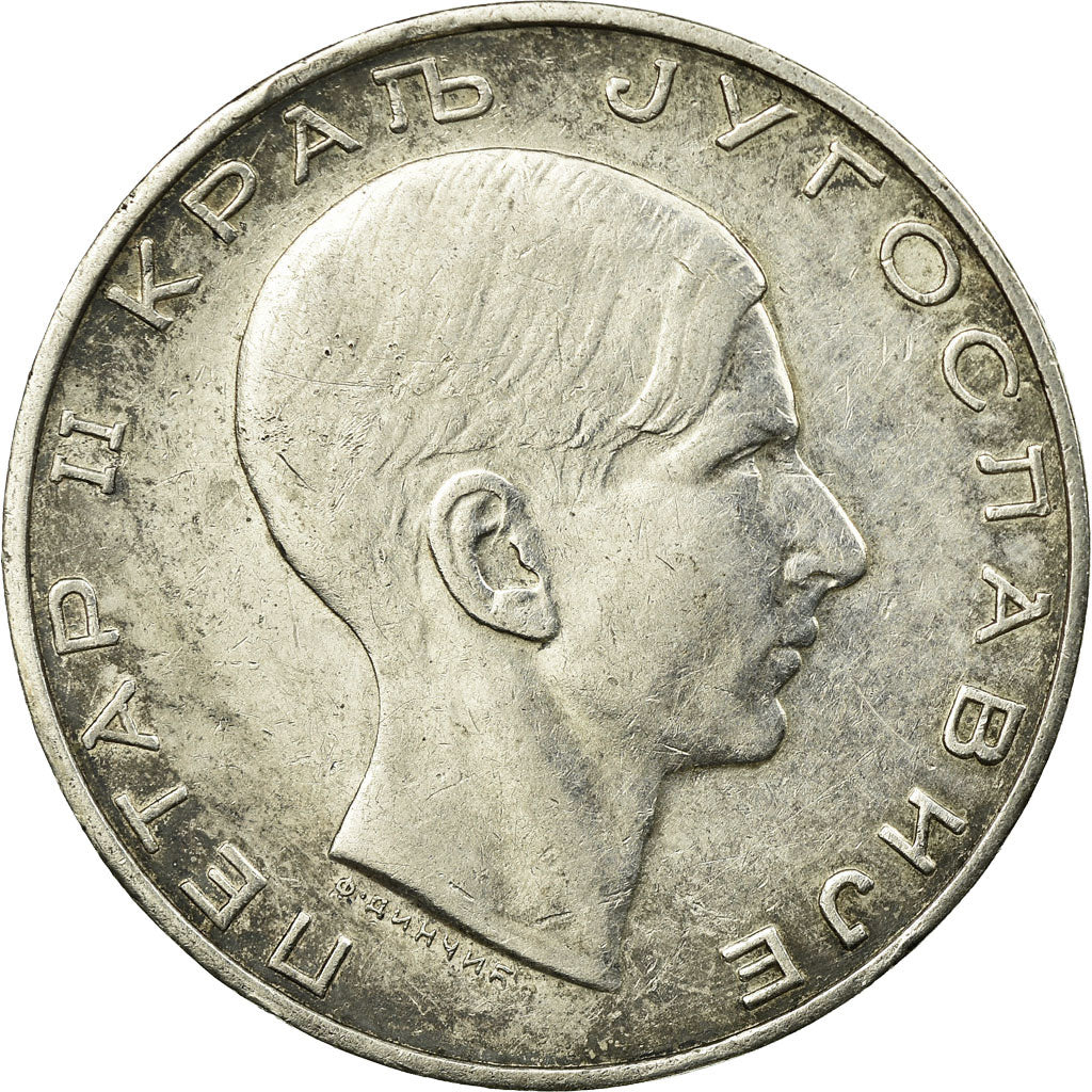Monnaie, Yougoslavie, Petar II, 50 Dinara, 1938, SUP, Argent, KM:24