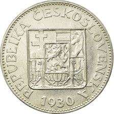 Coin, Czechoslovakia, 10 Korun, 1930, AU(55-58), Silver, KM:15