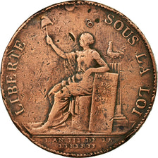 Monnaie, France, 2 Sols, 1791, Birmingham, TB+, Bronze, KM:Tn23
