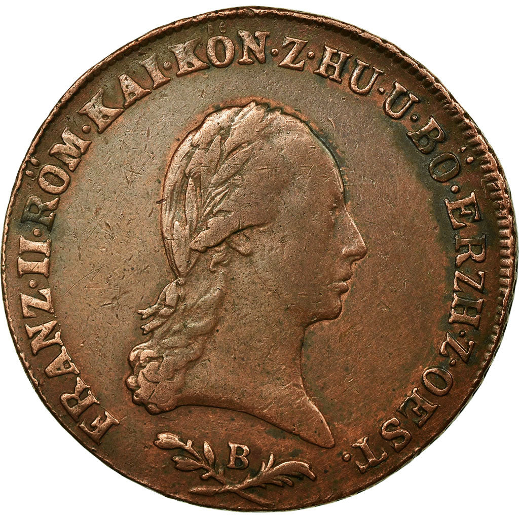 Coin, Austria, Franz II (I), 6 Kreuzer, 1800, Kremnica, EF(40-45), Copper