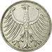 Coin, GERMANY - FEDERAL REPUBLIC, 5 Mark, 1951, Stuttgart, AU(50-53), Silver
