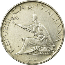 Coin, Italy, 500 Lire, 1961, Rome, AU(55-58), Silver, KM:99