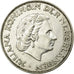 Coin, Netherlands, Juliana, 2-1/2 Gulden, 1960, AU(50-53), Silver, KM:185