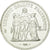 Moeda, França, Hercule, 50 Francs, 1974, Avers 20 francs, MS(60-62), Prata