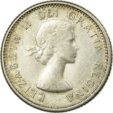 Coin, Canada, Elizabeth II, 10 Cents, 1959, Ottawa, EF(40-45), KM 51