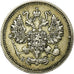 Moneda, Rusia, Nicholas II, 10 Kopeks, 1913, St. Petersburg, MBC, Plata