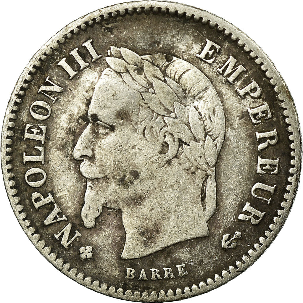 Münze, Frankreich, Napoleon III, 20 Centimes, 1868, Strasbourg, S, KM 808.2