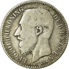 Coin, Belgium, Leopold II, Franc, 1887, VF(30-35), Silver, KM:29.2