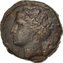 Münze, Sicily, Hieron II (274-216 BC), Arethusa, nymph, Bronze Unit, Syracuse