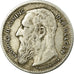 Moneda, Bélgica, 50 Centimes, 1909, MBC, Plata, KM:61.1
