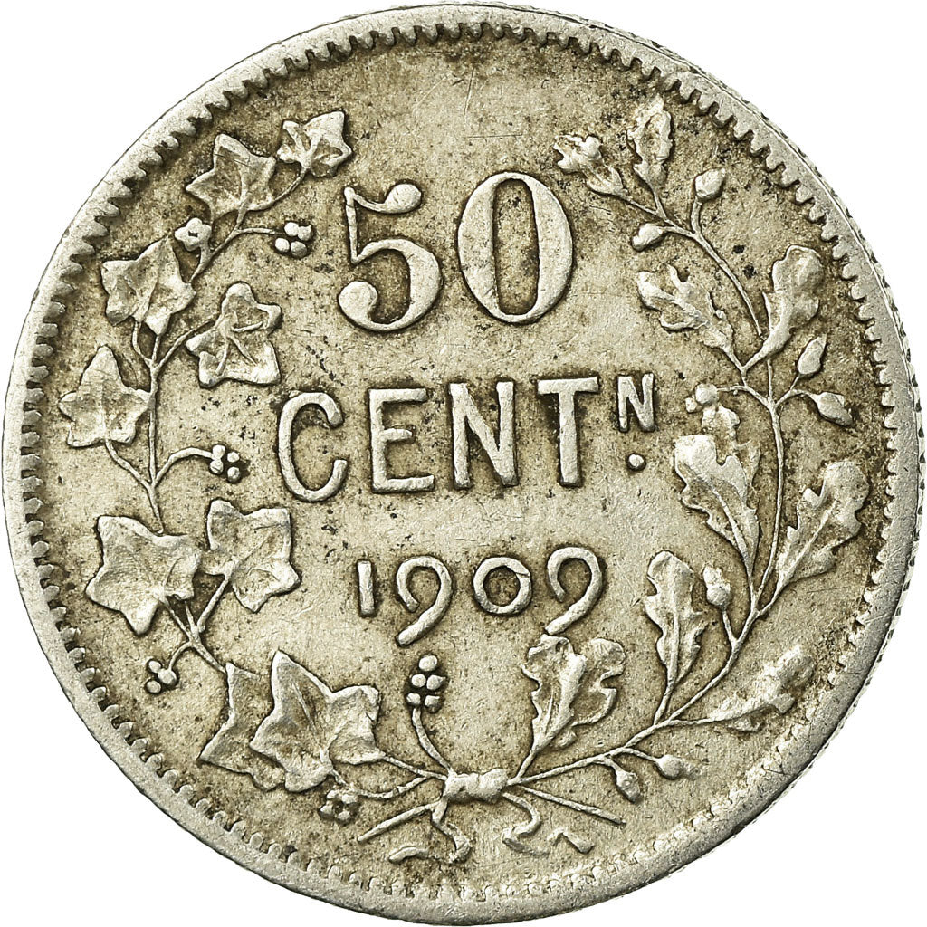 Coin, Belgium, 50 Centimes, 1909, EF(40-45), Silver, KM:61.1