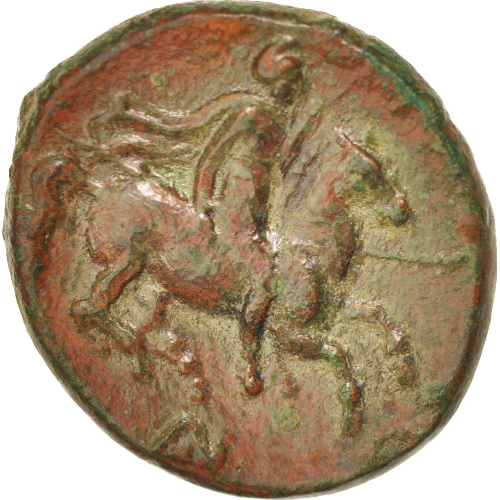 Monnaie, Sicile, Syracuse (317-289 BC), Athena, Bronze, Syracuse, TTB+, Bronze