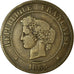 Coin, France, Cérès, 5 Centimes, 1885, Paris, VF(30-35), Bronze, KM:821.1