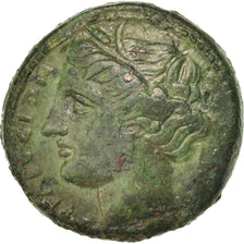 Munten, Sicilië, Hieron II (274-216 BC), Persephone, Bronze, Syracuse, ZF