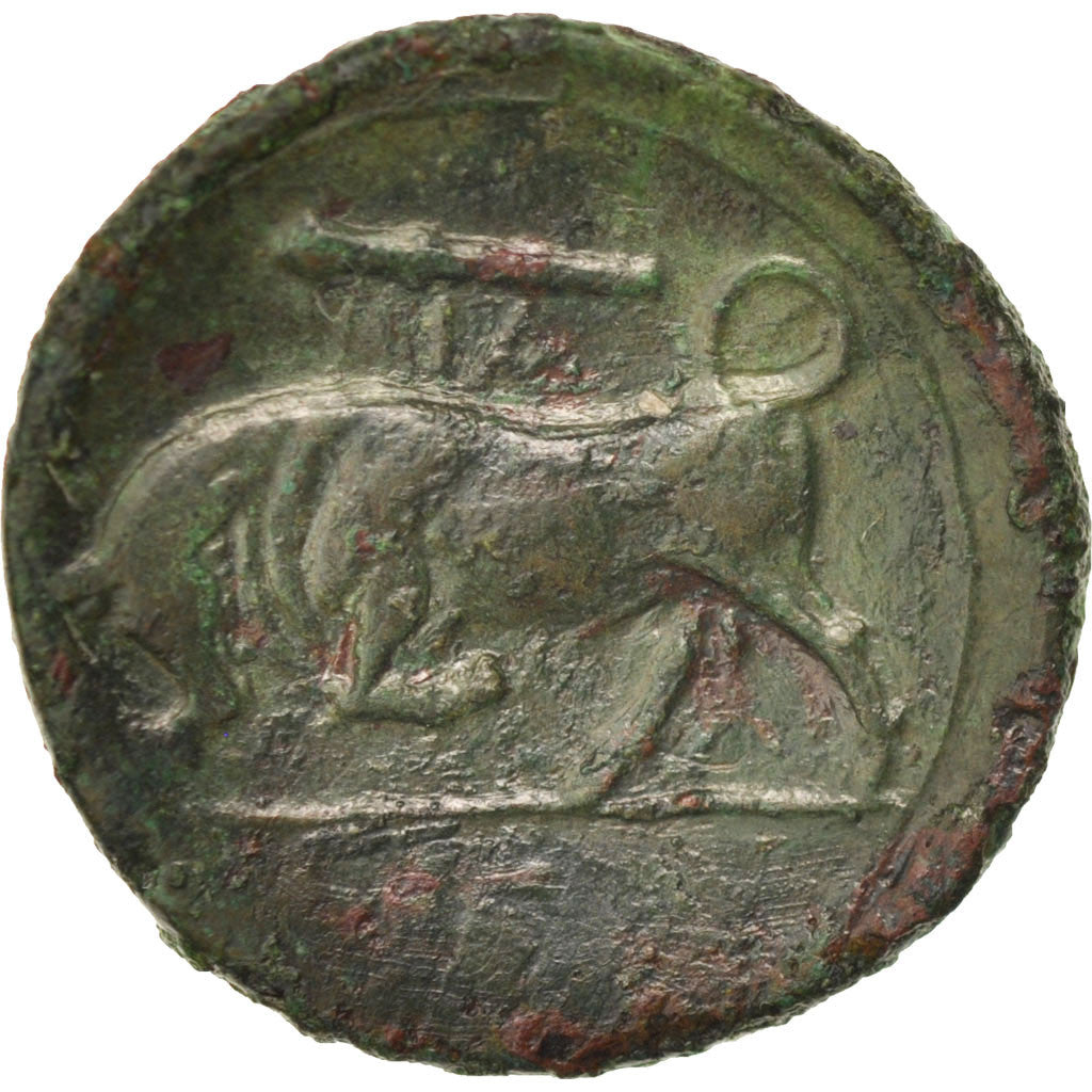 Coin, Sicily, Hieron II (274-216 BC), Persephone, Bronze, Syracuse, EF(40-45)