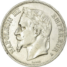 Monnaie, France, Napoleon III, 5 Francs, 1867, Paris, TTB, KM 799.1