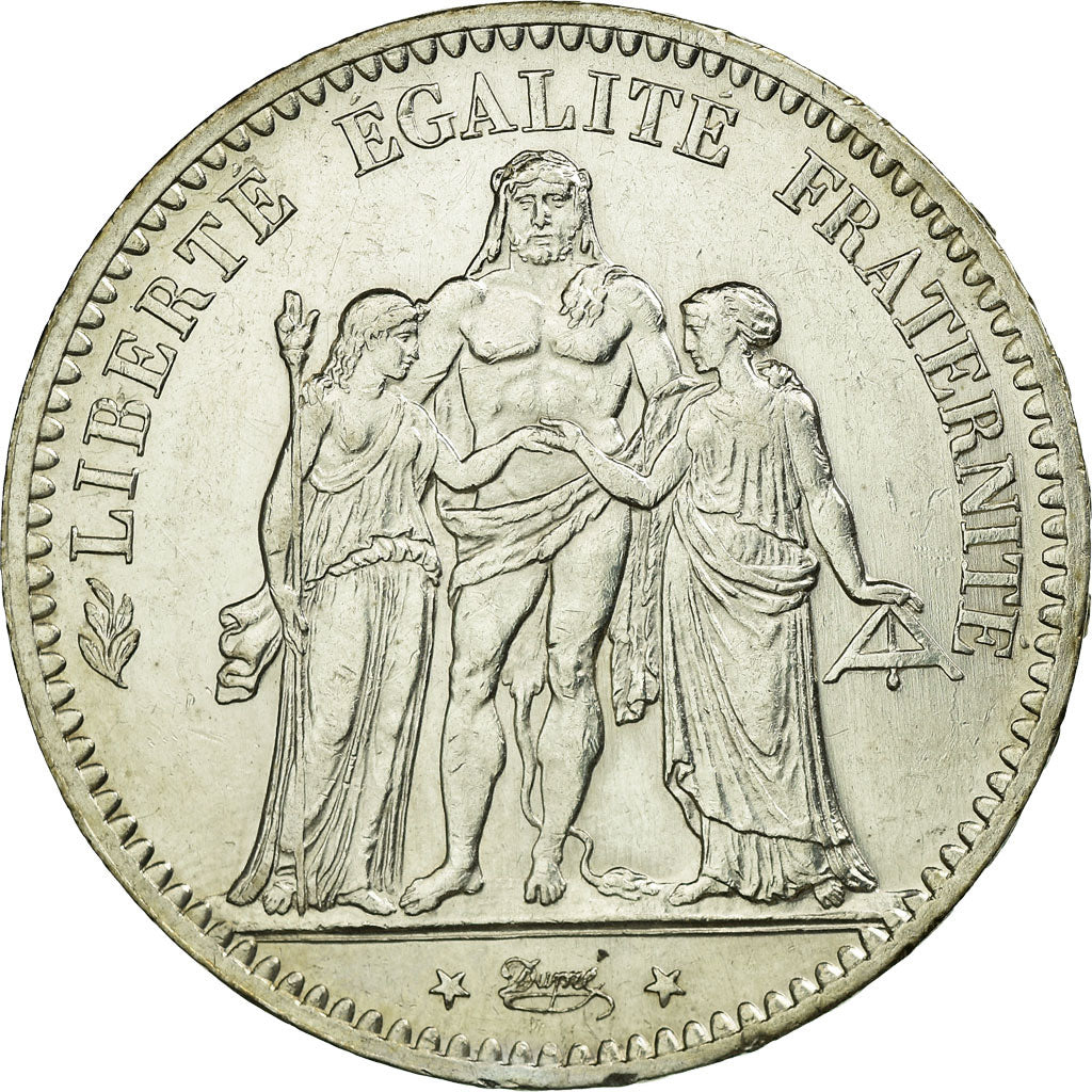 Monnaie, France, Hercule, 5 Francs, 1876, Paris, TTB+, Argent, Gadoury:745a