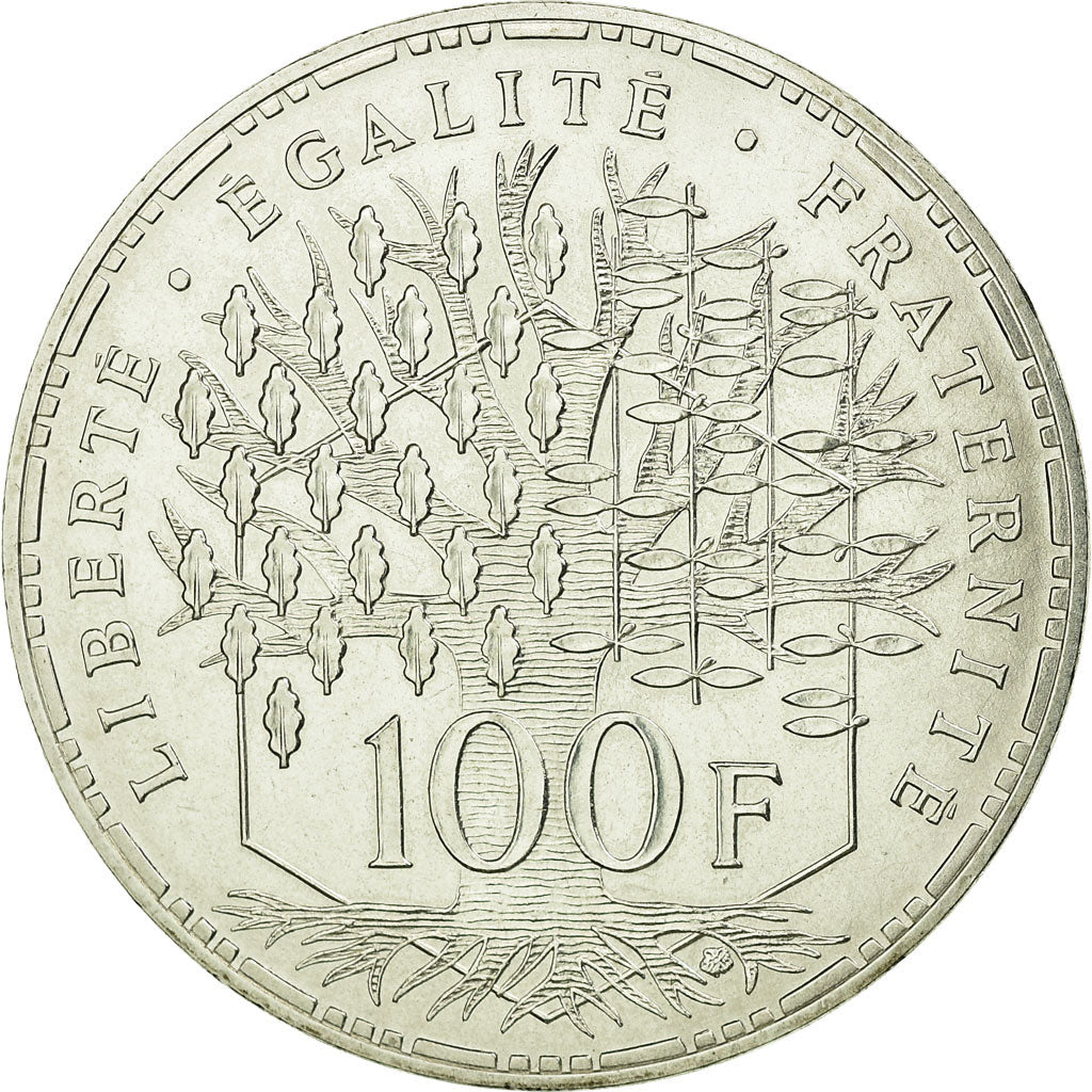 Coin, France, Panthéon, 100 Francs, 1983, Paris, MS(65-70), Silver, KM:951.1