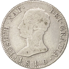 SPAIN, 4 Reales, 1810, Madrid, KM #540.1, VF(30-35), Silver, 5.72