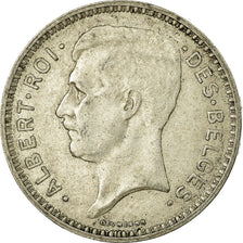 Coin, Belgium, 20 Francs, 20 Frank, 1934, EF(40-45), Silver, KM:103.1