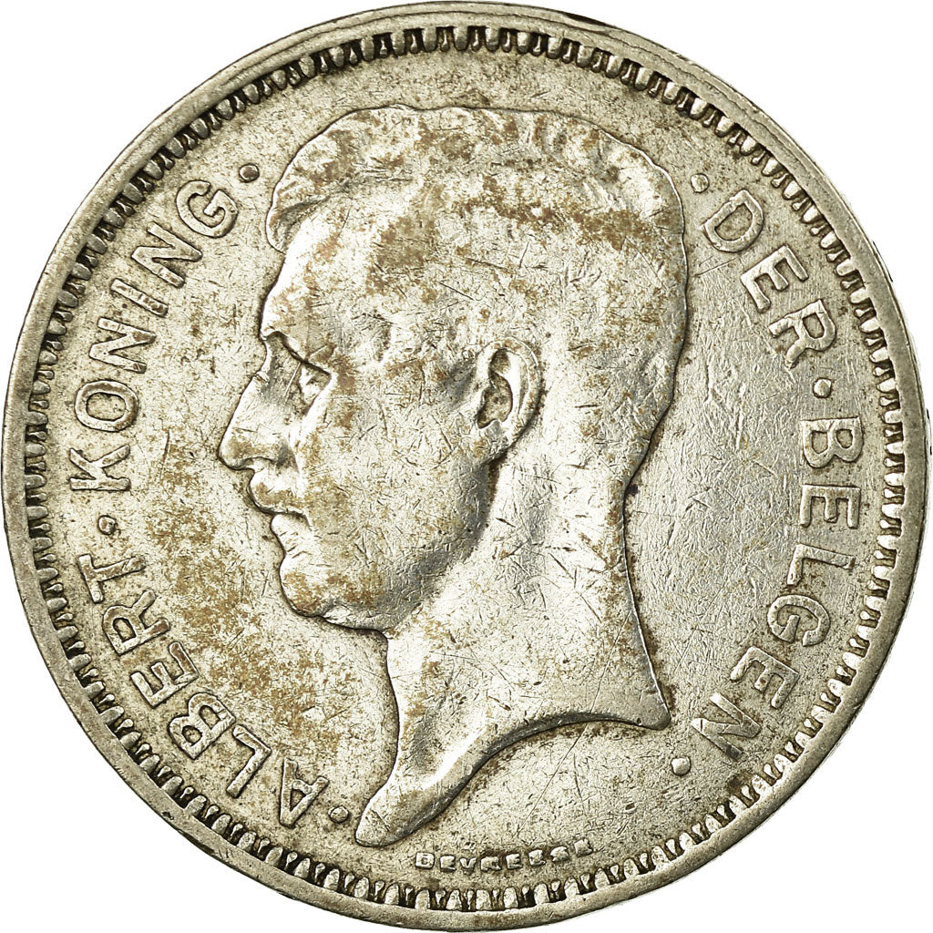 Coin, Belgium, 20 Francs, 20 Frank, 1934, EF(40-45), Silver, KM:104.1