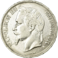 Coin, France, Napoleon III, 5 Francs, 1868, Paris, EF(40-45), KM 799.1