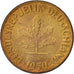 GERMANIA - REPUBBLICA FEDERALE, 10 Pfennig, 1950, Karlsruhe, SPL, Acciaio ric...