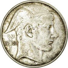 Coin, Belgium, 20 Francs, 20 Frank, 1950, EF(40-45), Silver, KM:140.1