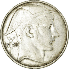 Coin, Belgium, 20 Francs, 20 Frank, 1950, EF(40-45), Silver, KM:140.1