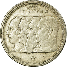 Coin, Belgium, 100 Francs, 100 Frank, 1949, EF(40-45), Silver, KM:139.1