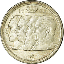 Moneta, Belgio, 100 Francs, 100 Frank, 1950, BB+, Argento, KM:138.1