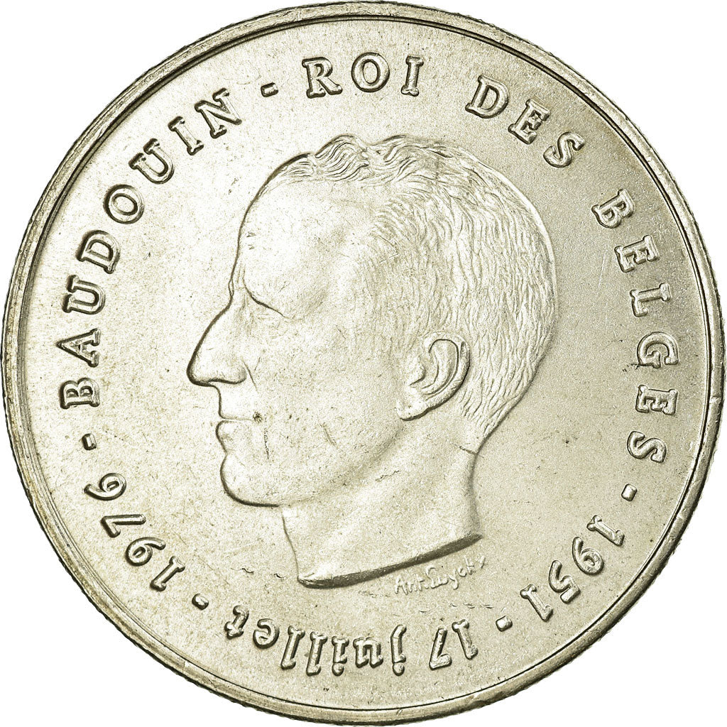 Coin, Belgium, 250 Francs, 250 Frank, 1976, AU(50-53), Silver, KM:157.1