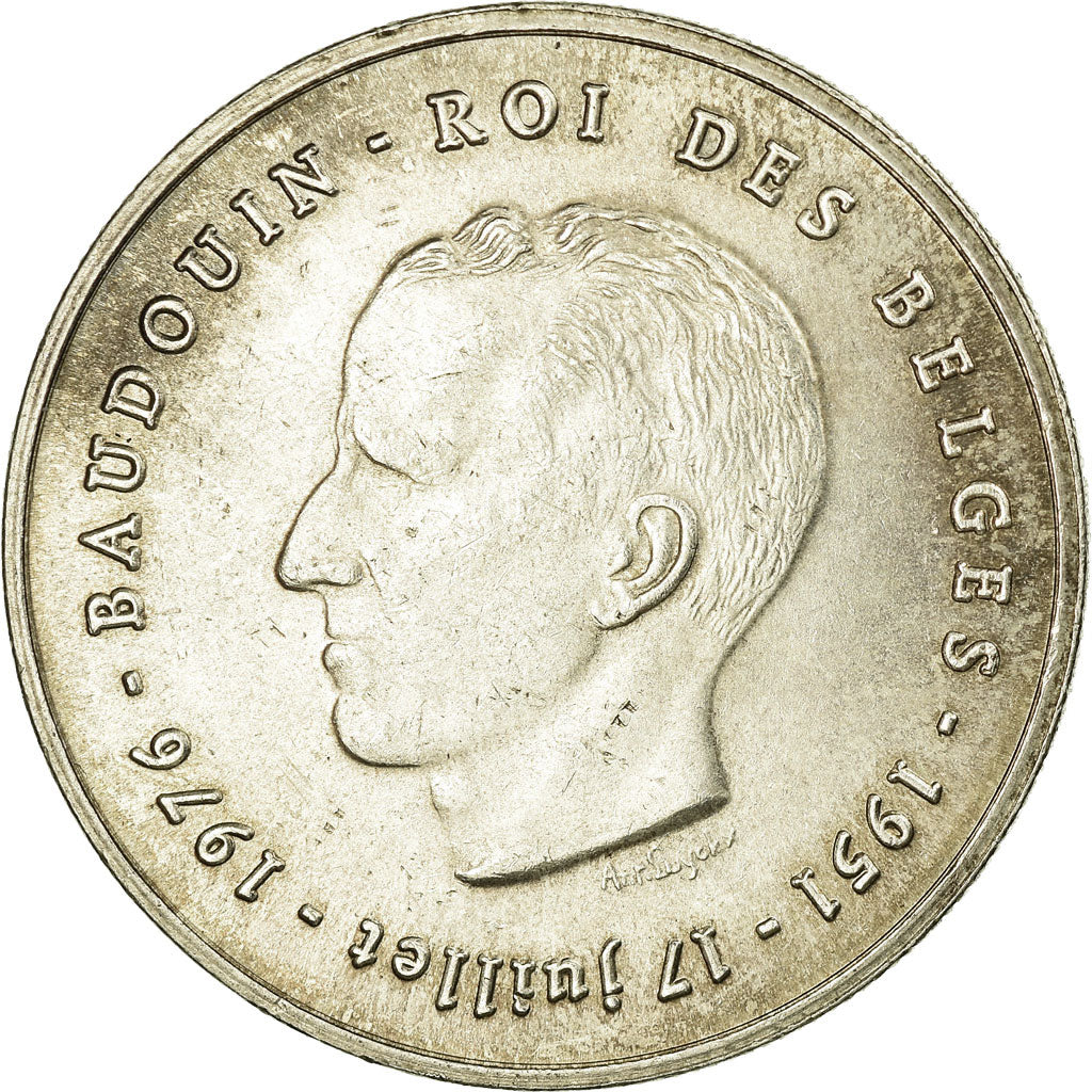 Coin, Belgium, 250 Francs, 250 Frank, 1976, AU(50-53), Silver, KM:157.1