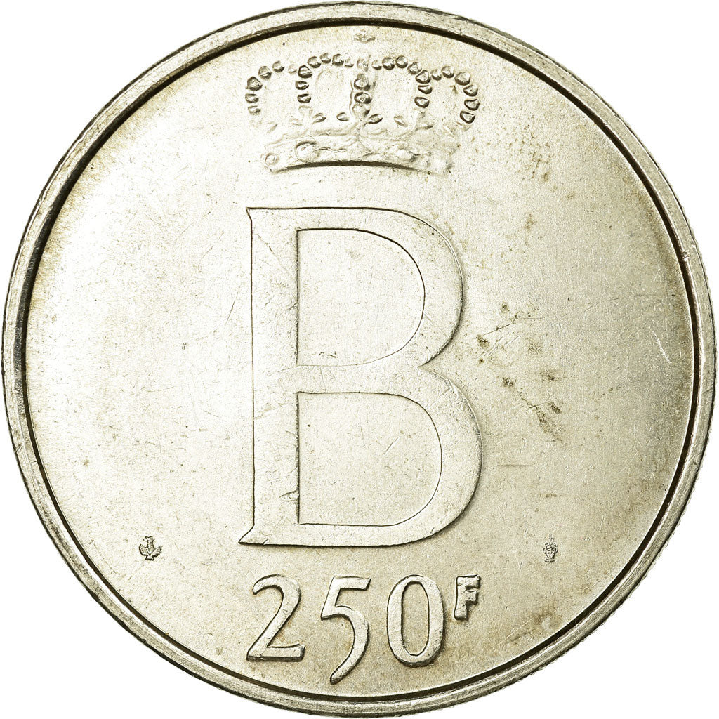 Coin, Belgium, 250 Francs, 250 Frank, 1976, AU(50-53), Silver, KM:157.1