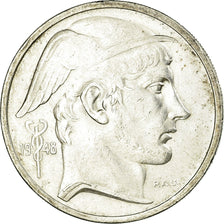 Coin, Belgium, 50 Francs, 50 Frank, 1948, EF(40-45), Silver, KM:137