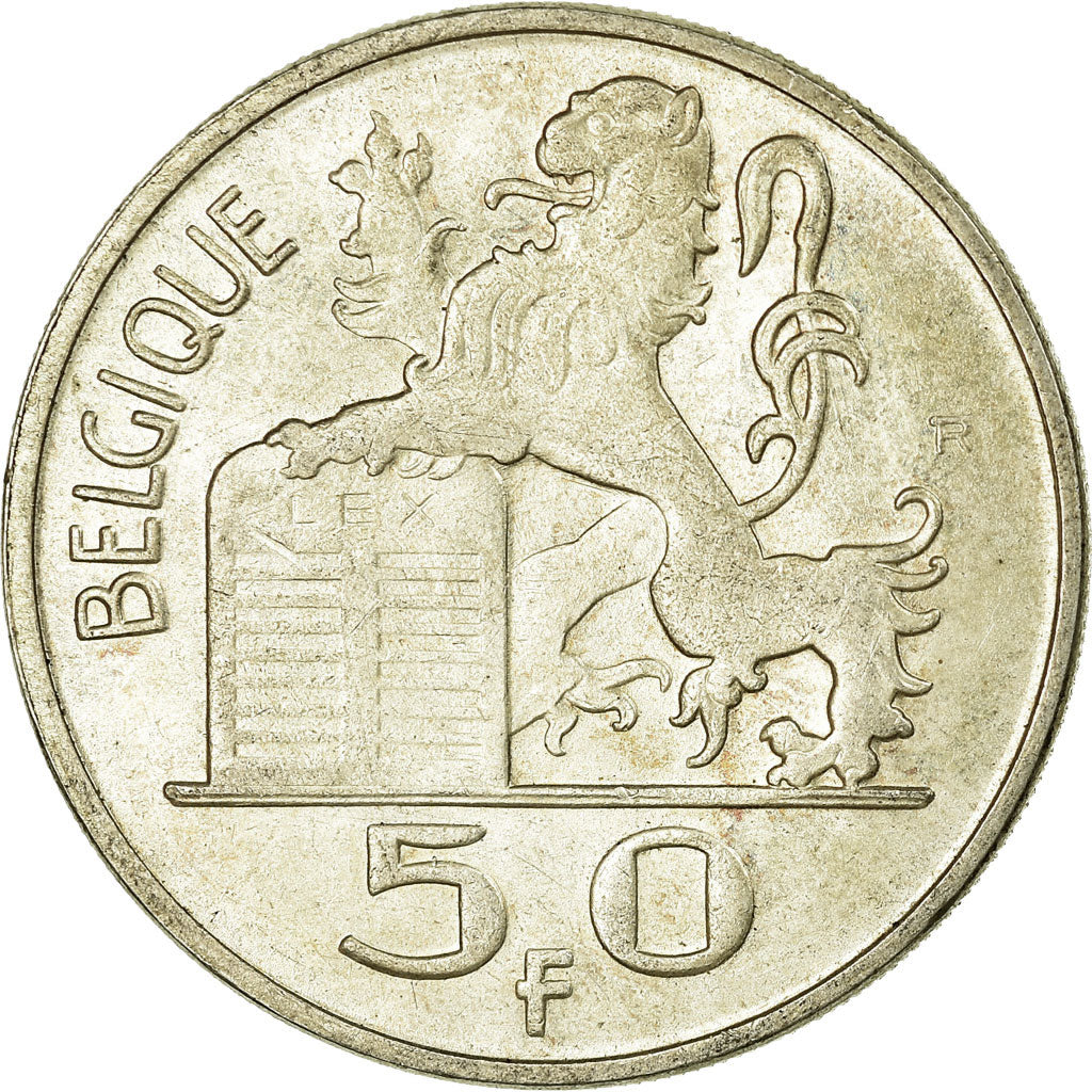 Coin, Belgium, 50 Francs, 50 Frank, 1949, EF(40-45), Silver, KM:136.1