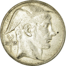 Coin, Belgium, 20 Francs, 20 Frank, 1953, EF(40-45), Silver, KM:140.1