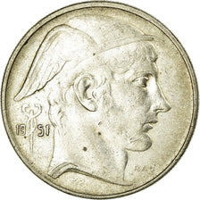 Coin, Belgium, 20 Francs, 20 Frank, 1951, EF(40-45), Silver, KM:141.1
