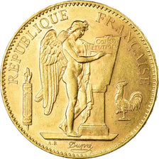 Moeda, França, 100 Francs, 1911, Paris, AU(50-53), Dourado, KM:858