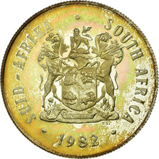 Coin, South Africa, Rand, 1982, Proof, MS(65-70), Silver, KM:88