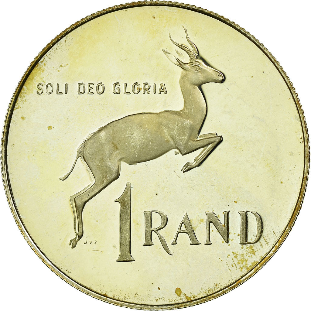 Coin, South Africa, Rand, 1982, Proof, MS(65-70), Silver, KM:88