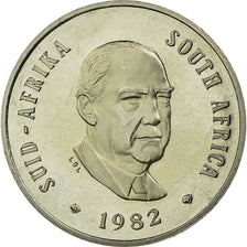 Coin, South Africa, 20 Cents, 1982, Proof, MS(65-70), Nickel, KM:113