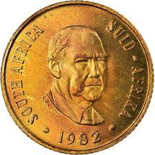 Coin, South Africa, 2 Cents, 1982, Proof, MS(65-70), Bronze, KM:110