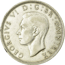Coin, Great Britain, George VI, 1/2 Crown, 1942, AU(50-53), Silver, KM:856