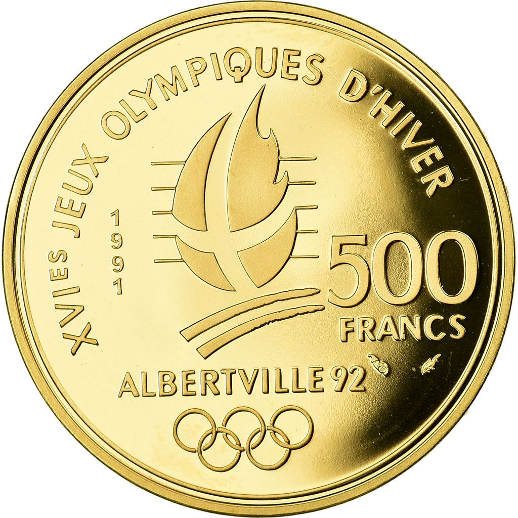 Monnaie, France, 500 Francs, 1991, Paris, Proof, FDC, Or, Gadoury:C23, KM:1000