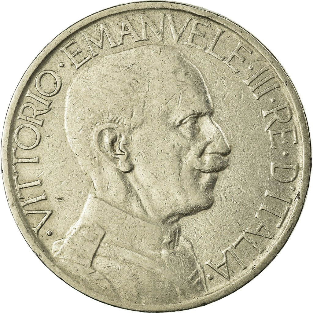 Coin, Italy, Vittorio Emanuele III, 2 Lire, 1924, Rome, EF(40-45), Nickel, KM:63